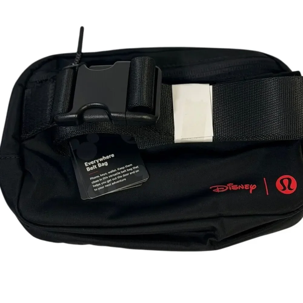 Lululemon x Disney Mickey Mouse Everywhere Belt Bag Black Embroidered NWT
